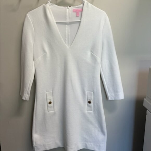 Lily Pulitzer Charlena Shift Dress in Resort White Size S - Picture 2 of 8